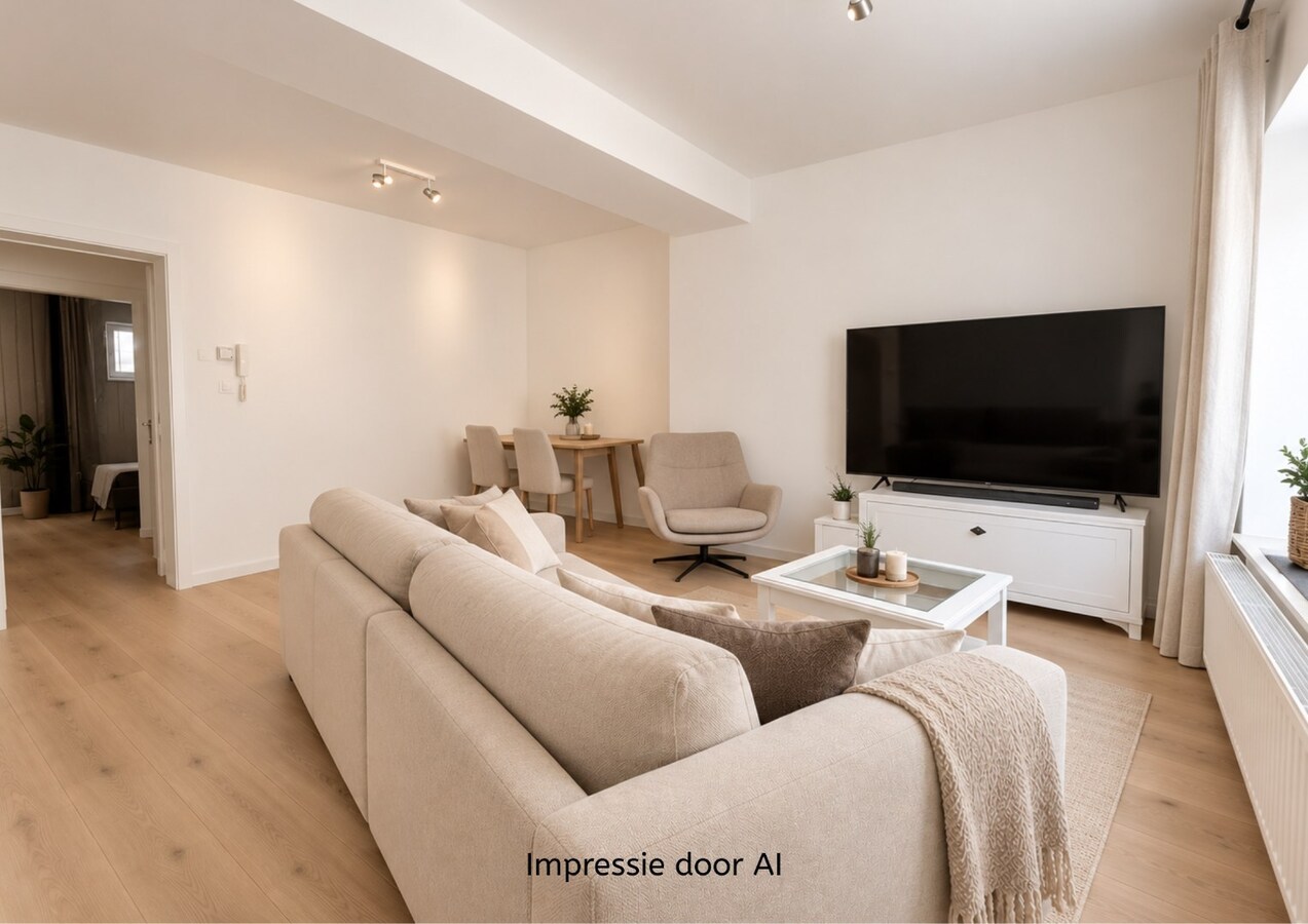 Comfortabel appartement op de 1ste verdieping van een kleinschalige residentie op een steenworp van de historische markt! 
