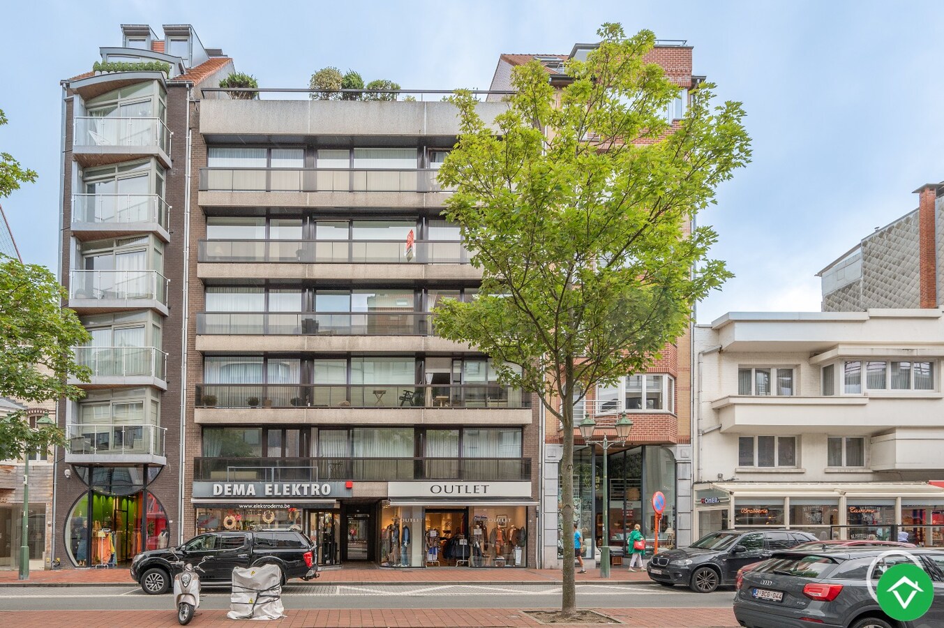 Centraal gelegen studio in dé winkelstraat van Knokke 