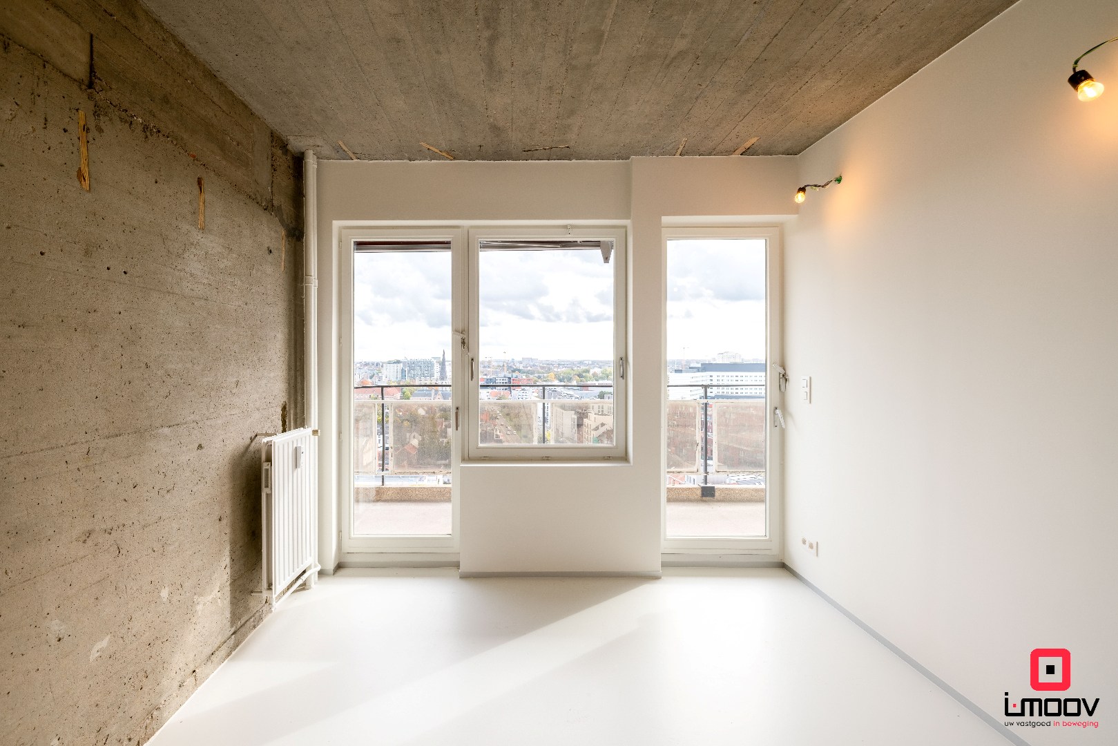 Uniek appartement te huur met twee terrassen en adembenemend uitzicht over de torens van Gent 