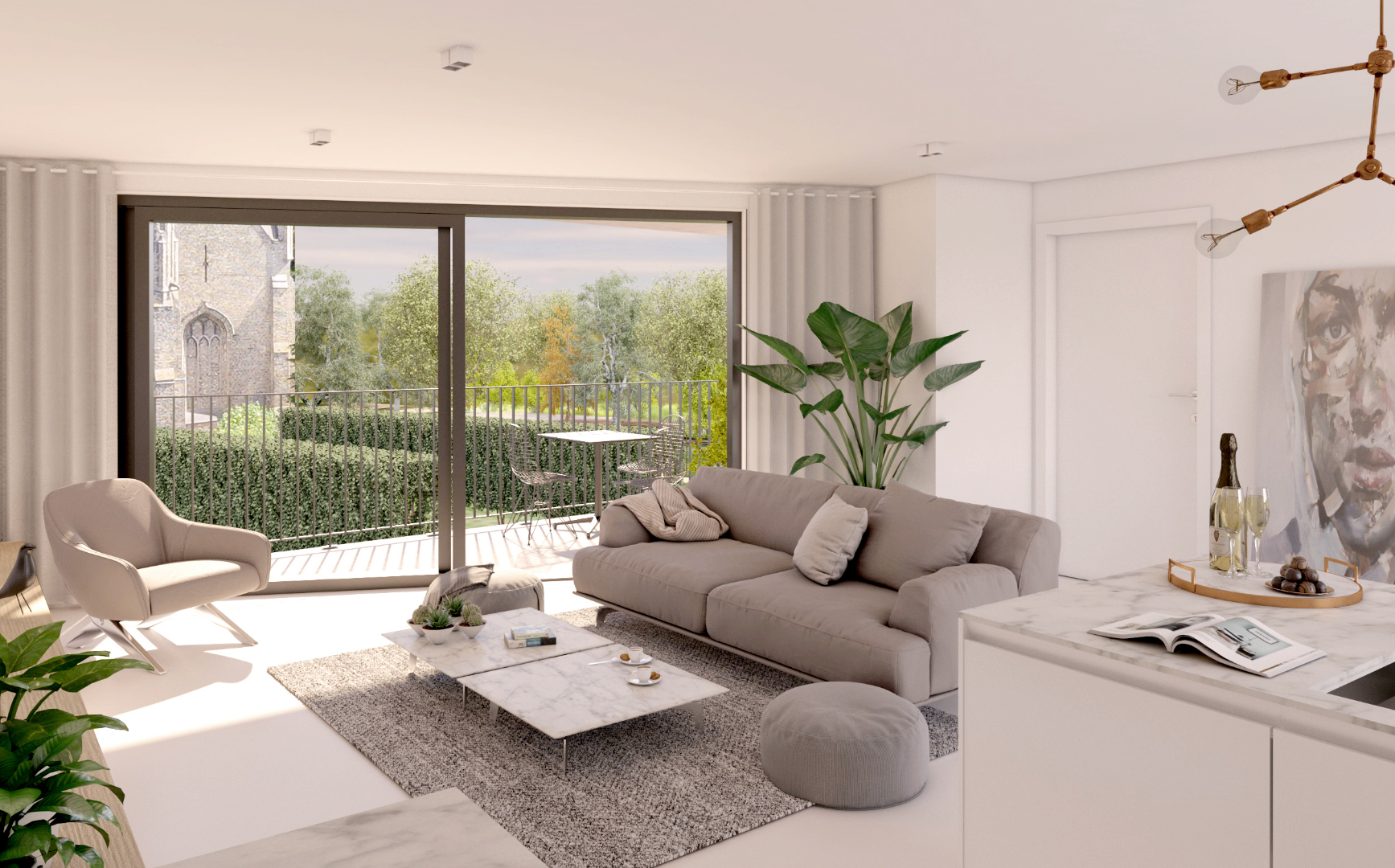 Nieuwbouwresidentie in centrum Gistel 