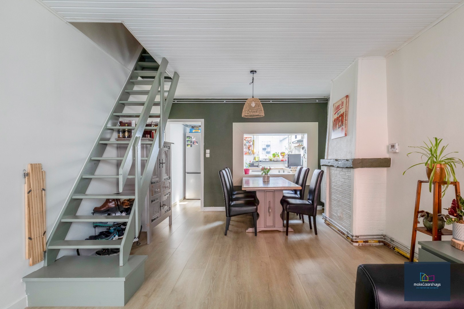 Charmante stadswoning met 2 slpk + bureau in Gent 