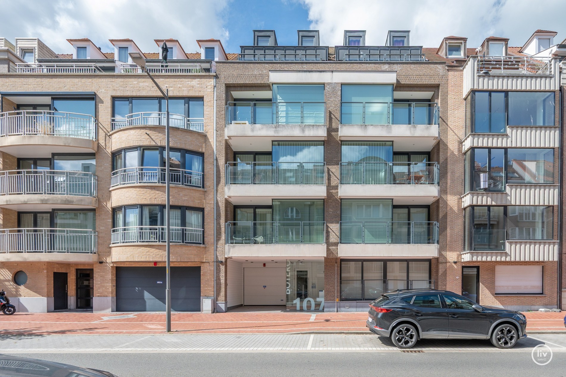 Magnifique appartement avec grande terrasse ensoleillée au centre de Knokke. 