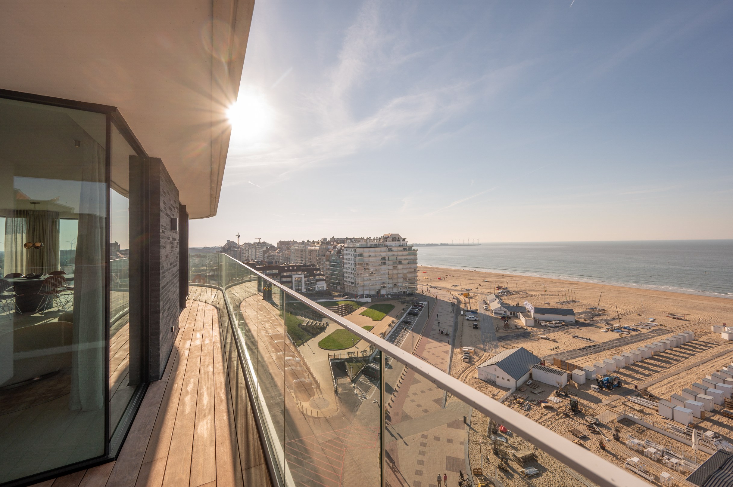 Appartement en duplex exceptionnel à vendre avec vue panoramique dans la résidence Duinrésidence. 