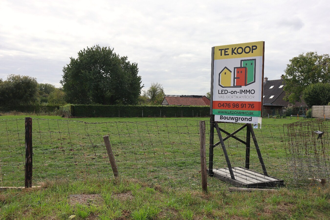 Mooi perceel voor HALF OPEN BEBOUWING te Boutersem 