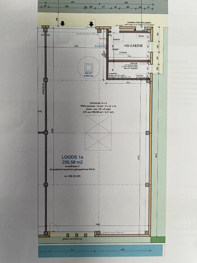 Ruime nieuwbouw KMO-unit van 256 m² te Lendelede 