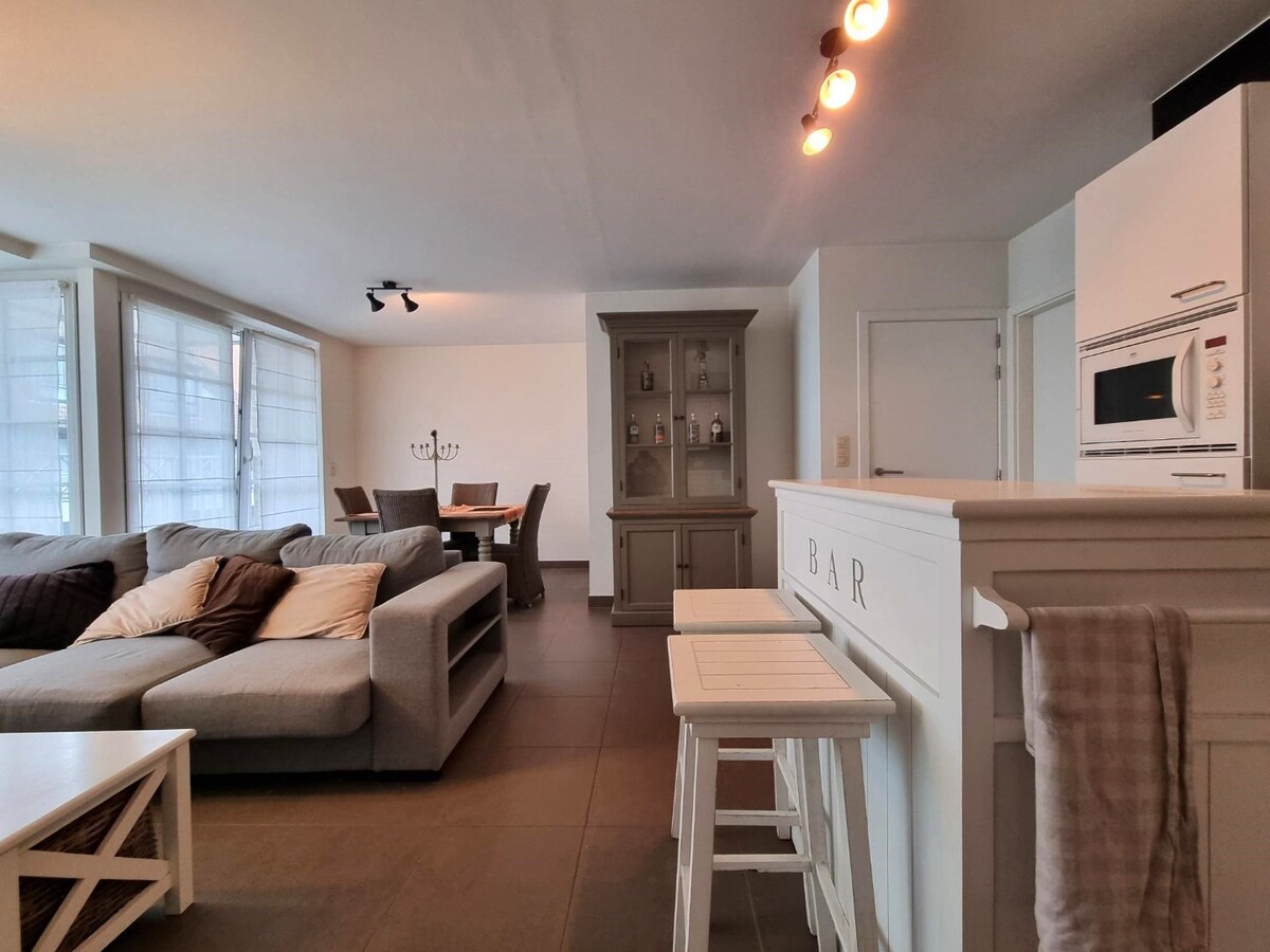 Gezellig appartement in een kleinschalige, mooie residentie te Heist 