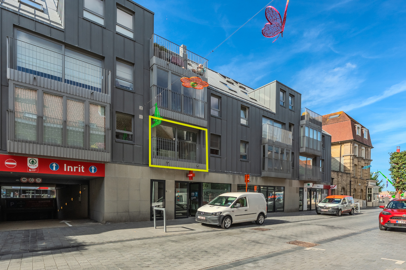 Ruim 2 slaapkamerappartement gelegen residentie Kaaizicht te Nieuwpoort 