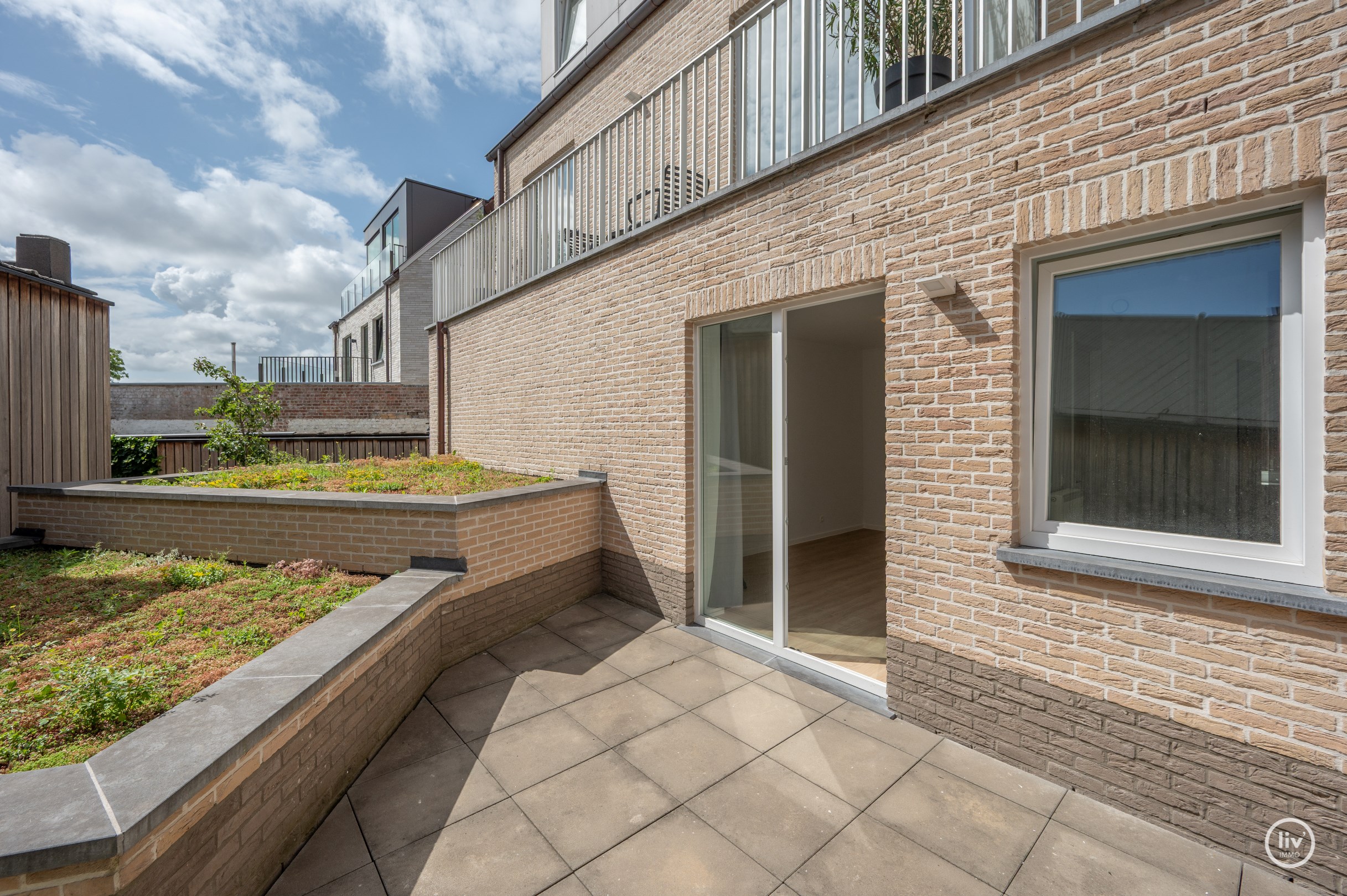 Appartement au rez-de-chaussée avec 1 chambre et terrasse, à proximité du centre commercial de Knokke. 