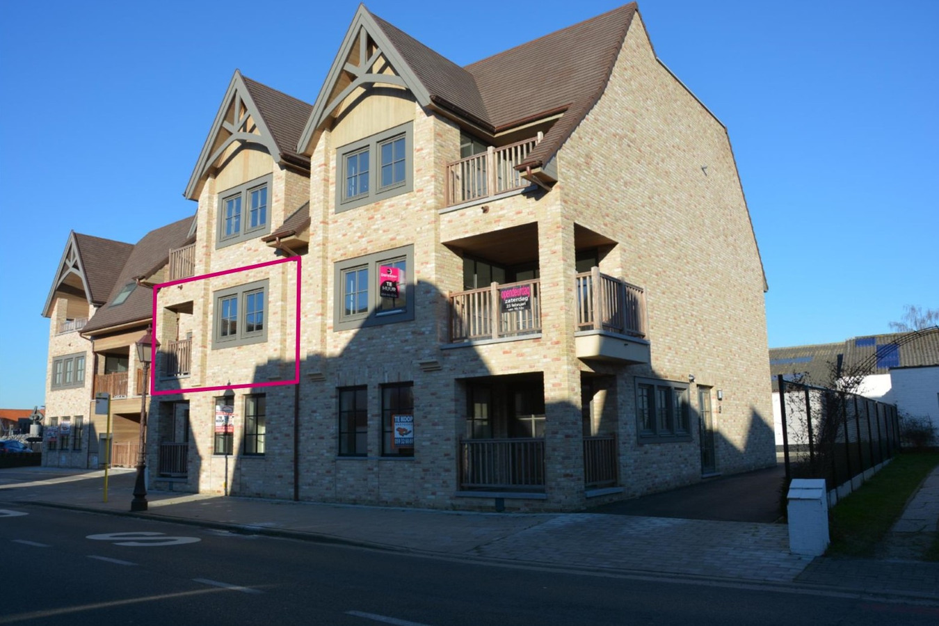 Nieuwbouwappartement met 2 slaapkamers 