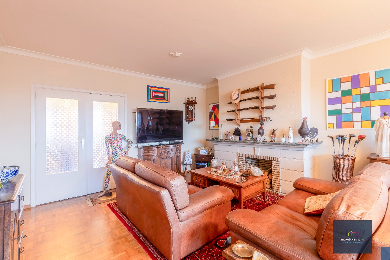 Ruim 2 slaapkamerappartement met garagebox nabij de Blaarmeersen 