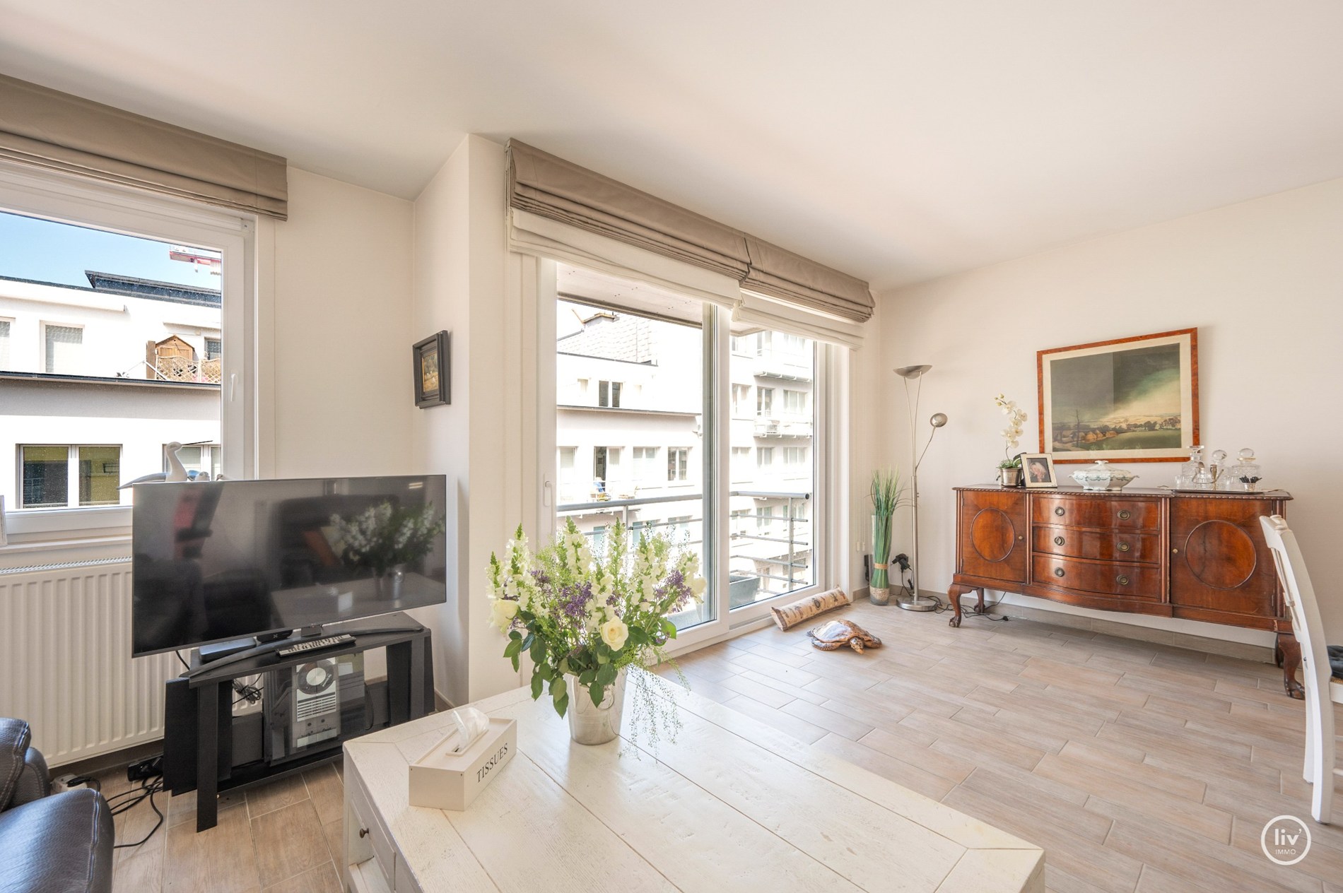 Instapklaar  2-slaapkamerappartement op een centrale ligging te Bayauxlaan in Knokke. 