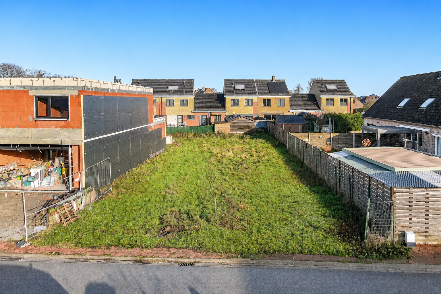 Bouwgrond voor halfopen bebouwing – 487 m² 