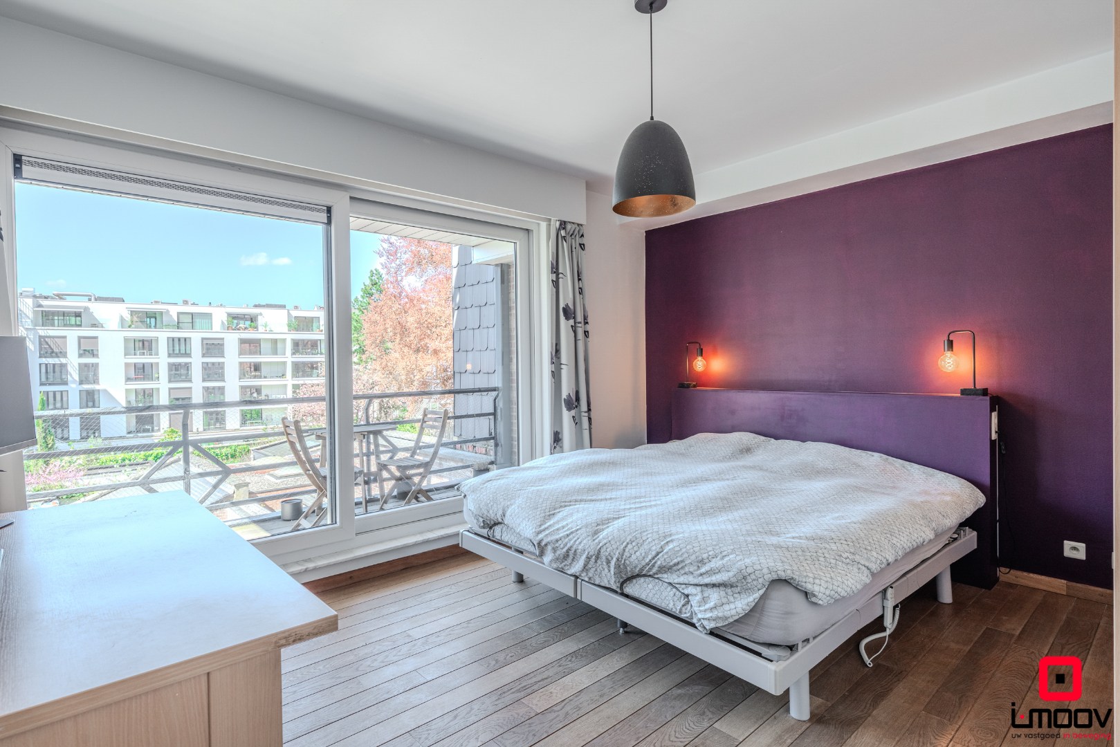 Eénslaapkamer appartement met twee terrassen en uniek parkzicht 