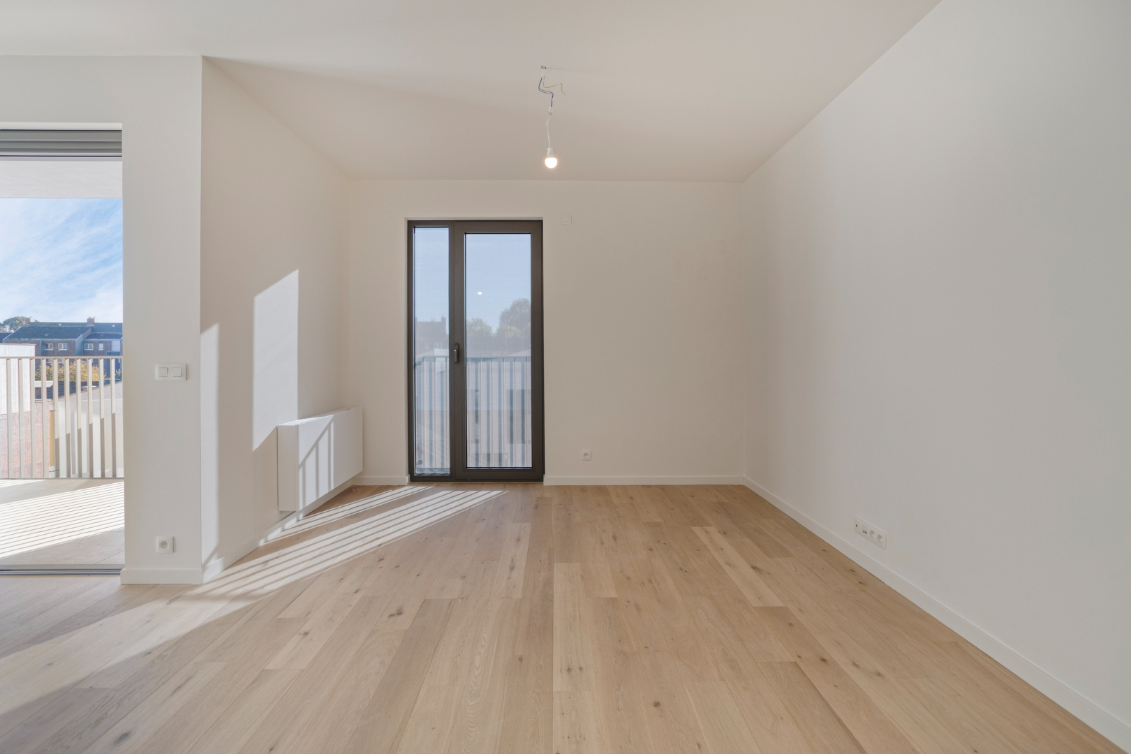 Nieuwbouw appartement met 3 slaapkamers, 2 badkamers, terras, 2 autostaanplaatsen en kelderberging in Leuven! - EPC A - bewoonbare opp. 108 m² 