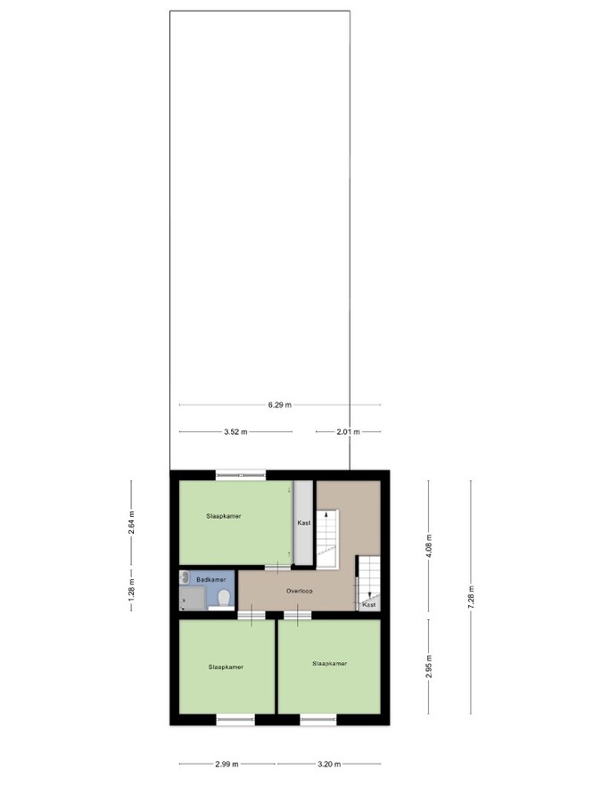 Instapklare woning nabij het centrum van SKW 