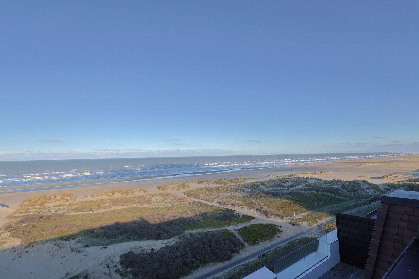 Penthouse met prachtig zeezicht en twee slaapkamers in de Res. Plaza I 
