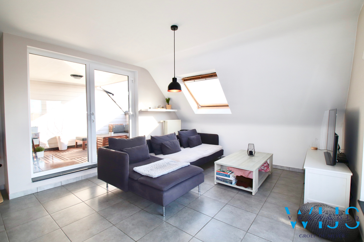 3slaapkamer appartement met leuk dakterras &amp; garage te ERTVELDE / RIEME! 