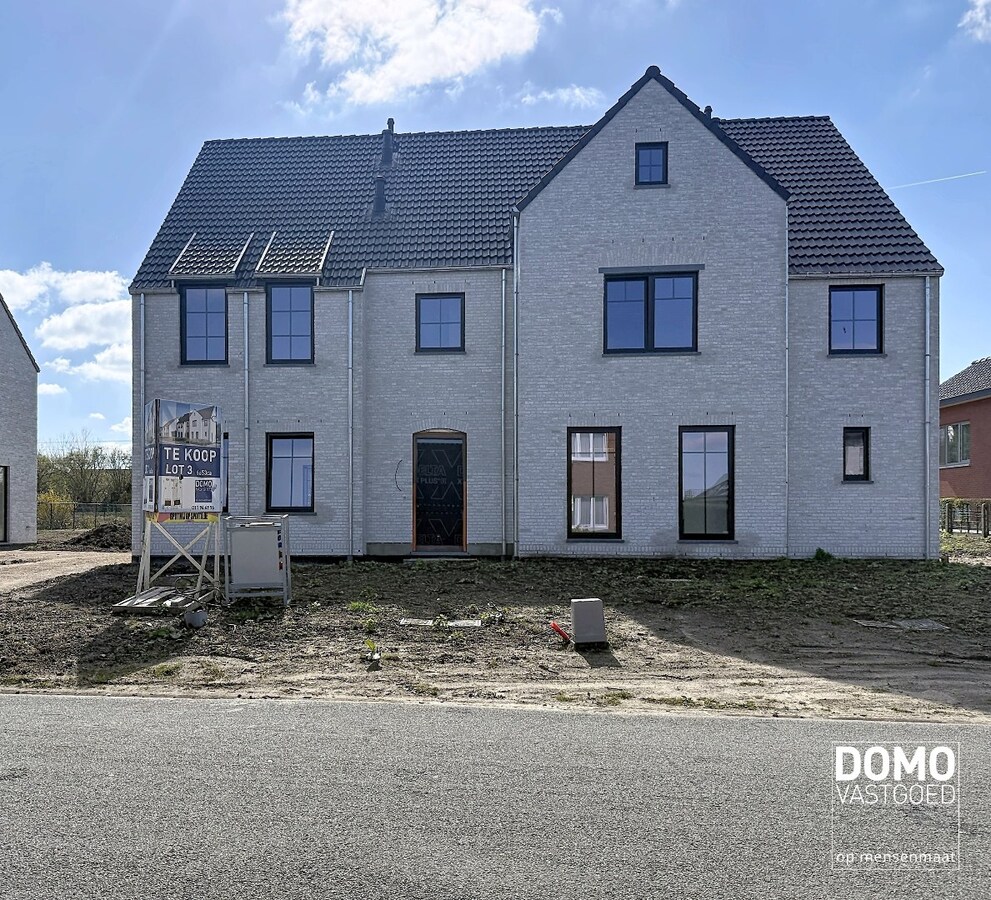 Energiezuinig nieuwbouwproject in het centrum van Kermt. 