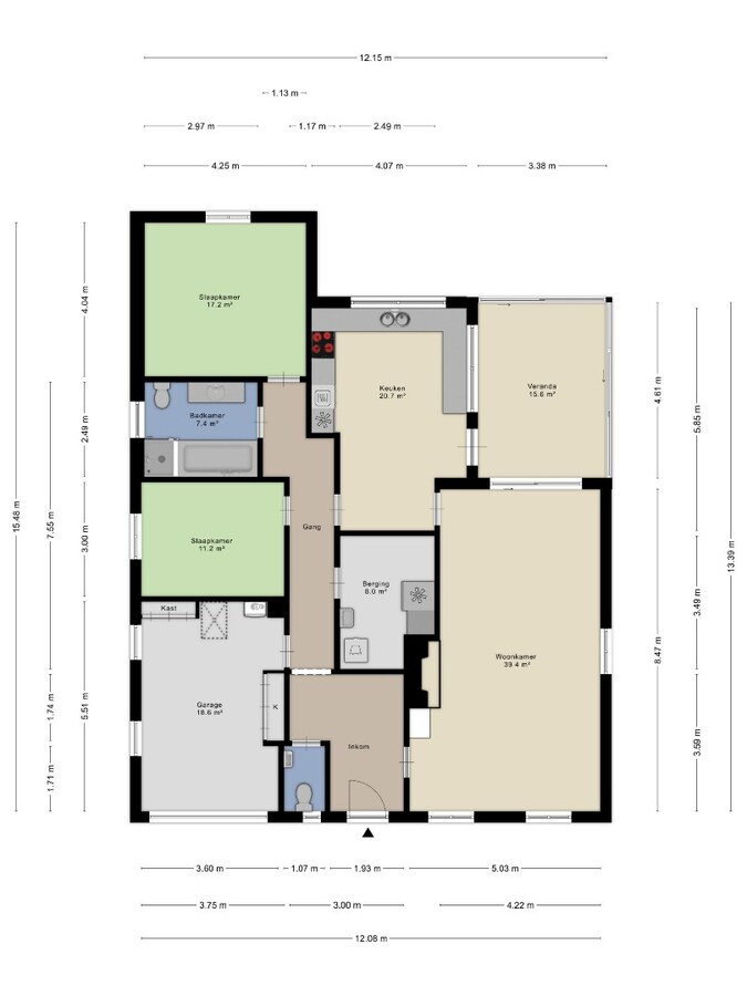 Ruime open bebouwing met bijgebouw te Duffel 