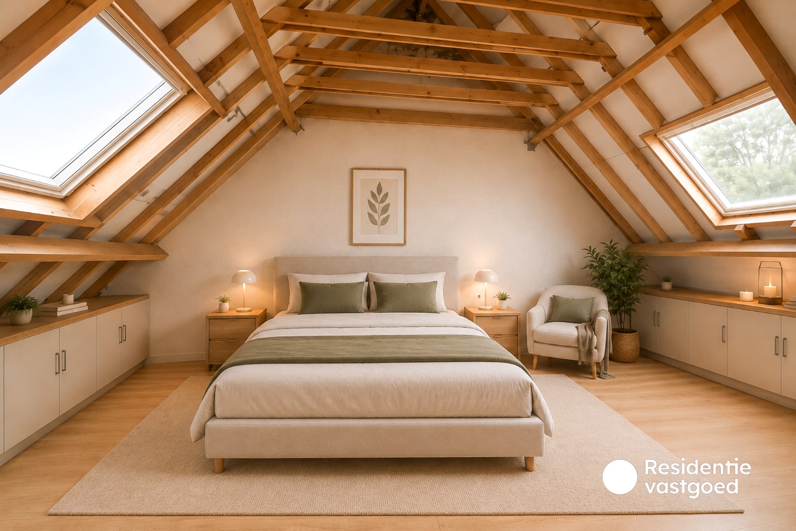 Ruime woning met uitzonderlijk veel mogelijkheden en prachtig zicht vanuit de tuin 