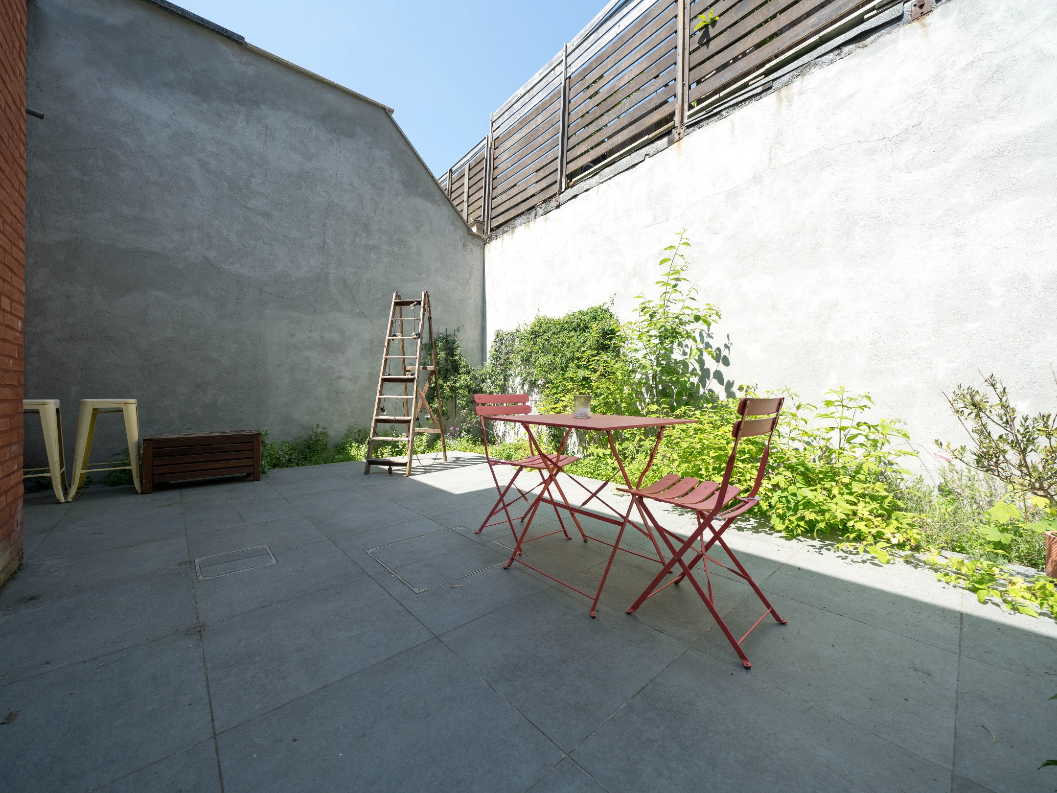 Gelijkvloers appartement met stadstuin centrum Strombeek 