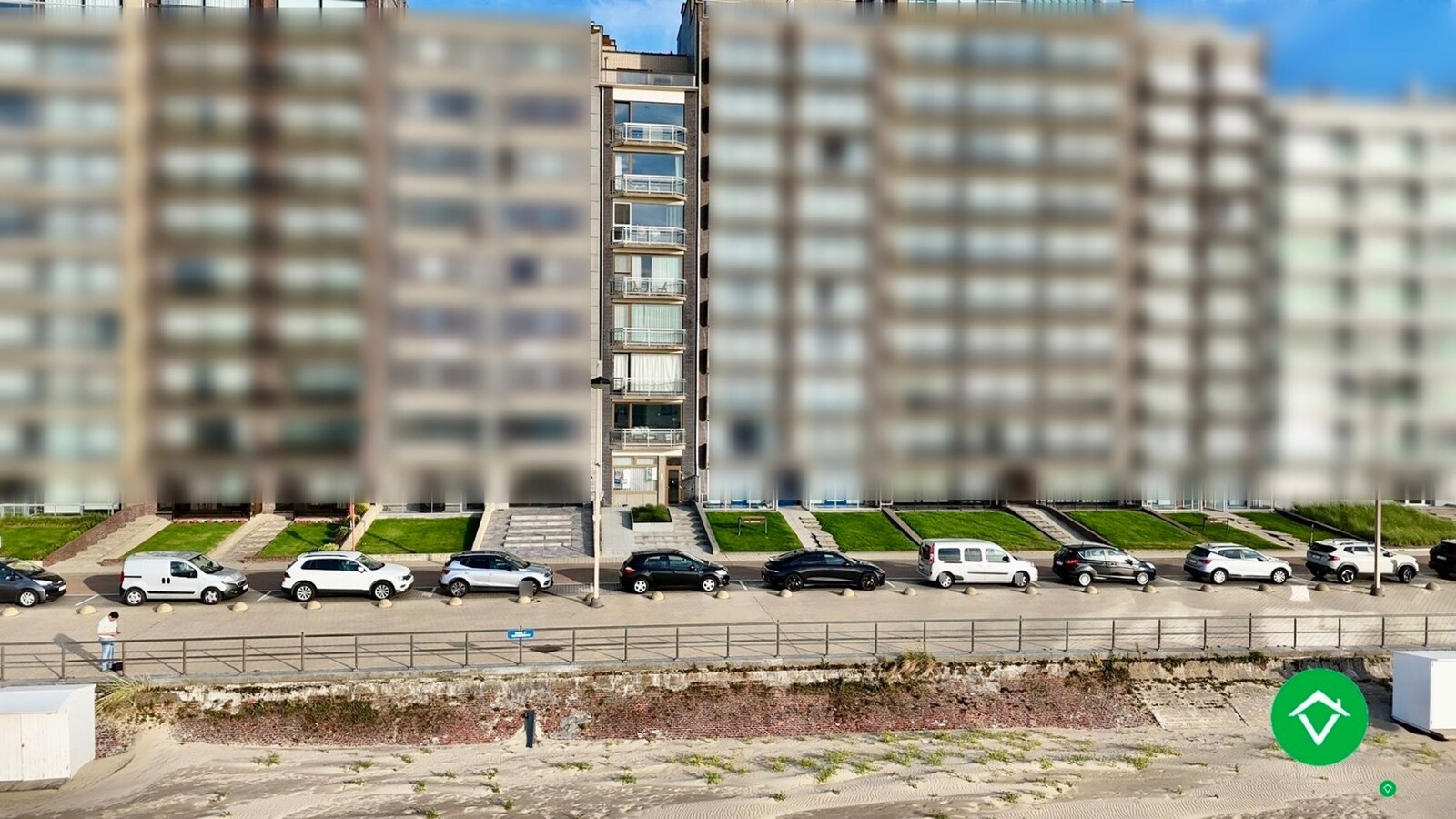 Appartement te koop met frontaal zeezicht en 2 slaapkamers te Middelkerke 