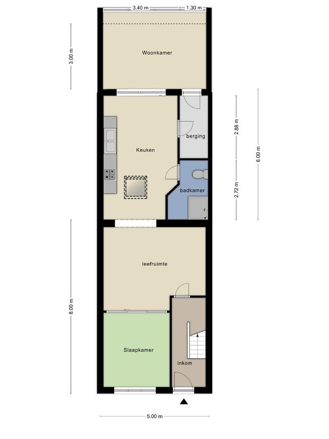 Instapklare rijwoning met acheruitgang te Duffel-Oost 