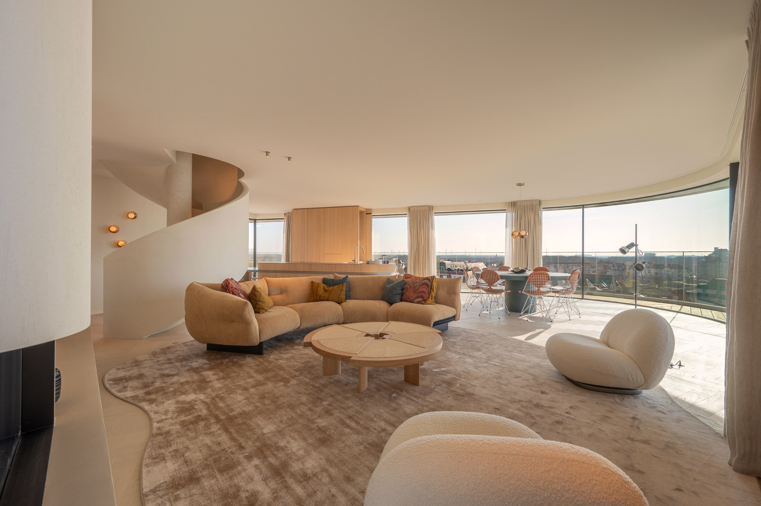 Appartement en duplex exceptionnel à vendre avec vue panoramique dans la résidence Duinrésidence. 
