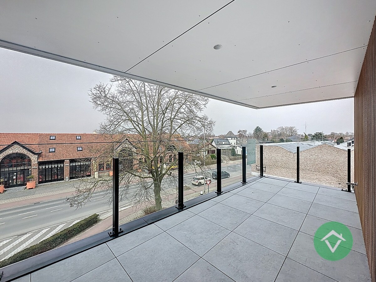 Nieuwbouwappartement met 2 slaapkamers en 2 terrassen in centrum Koekelare 