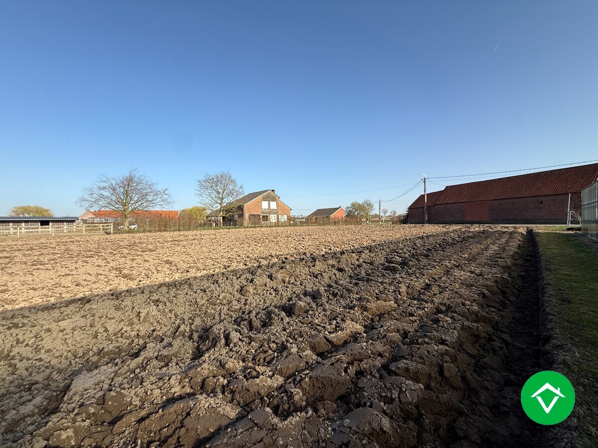 Bouwgrond (1291m²) op één rustige, gunstige ligging te Gits 