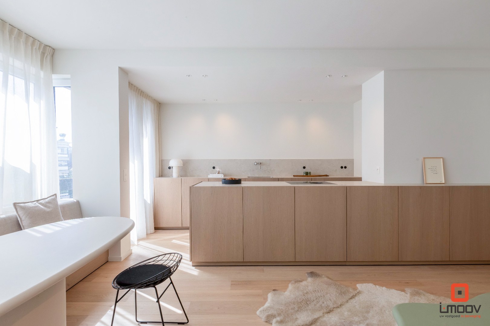 Luxueus tweeslaapkamer appartement met twee terrassen in hartje Oostende 