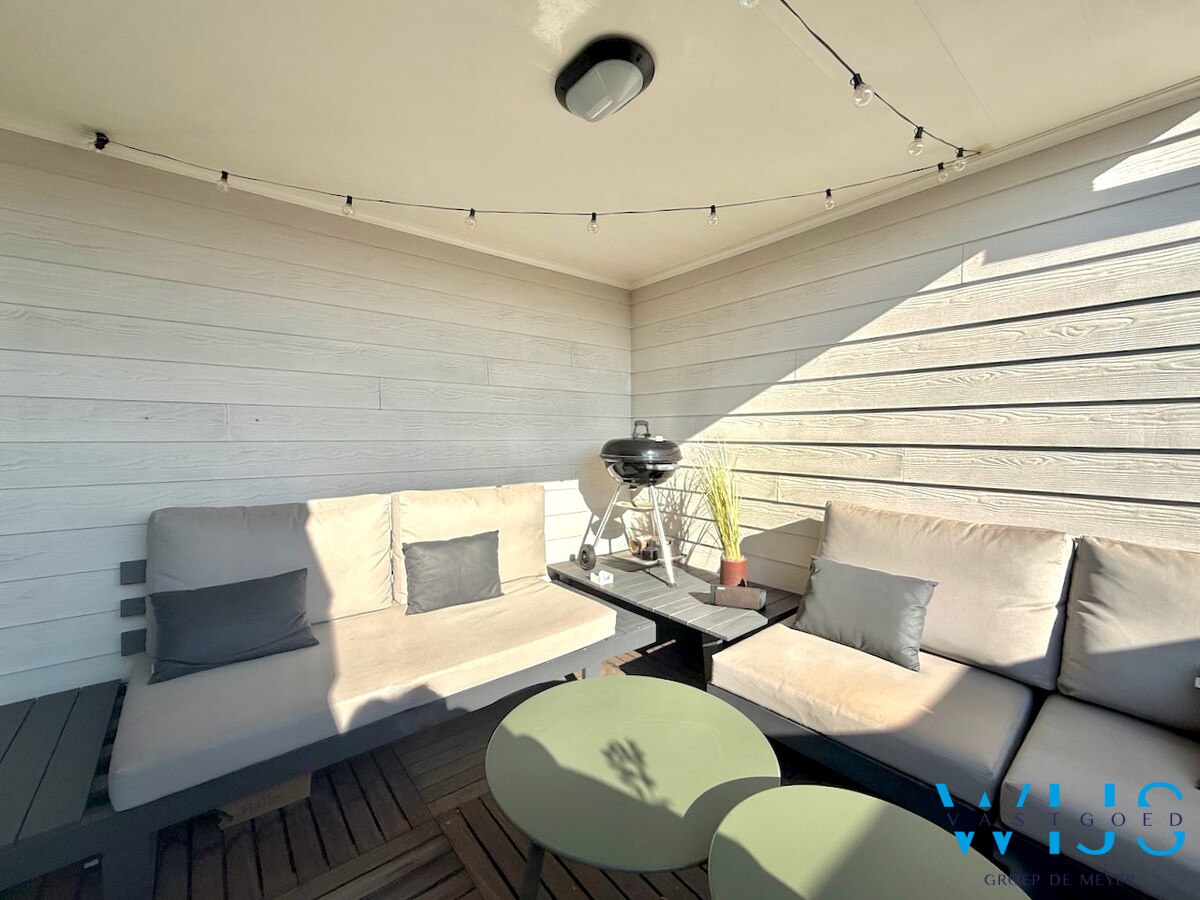 Super tof appartement met leuk dakterras &amp; garage te ERTVELDE / RIEME! 