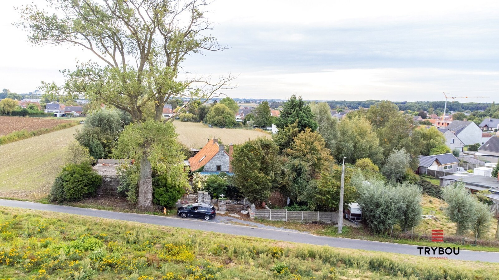 Landelijk gelegen woning met panoramische vergezichten op 2674m² 