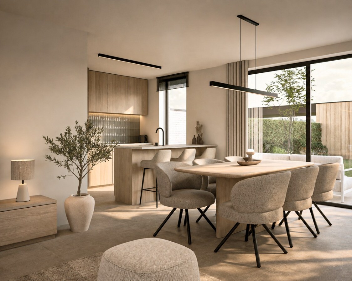 Project ‘Jumelle’: stijlvol, duurzaam en VOLLEDIG AFGEWERKT BEN-wonen (E20) in Niel-bij-As 