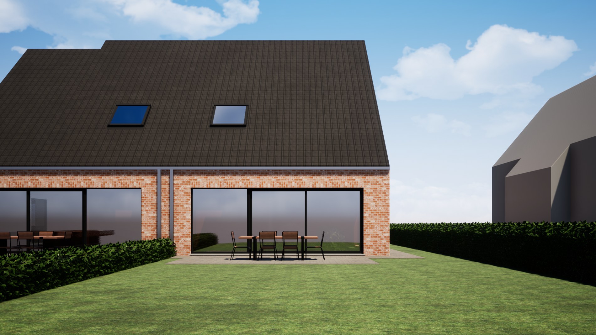 Prachtige halfopen woning met 3 slaapkamers in Koekelare op 561 m² 