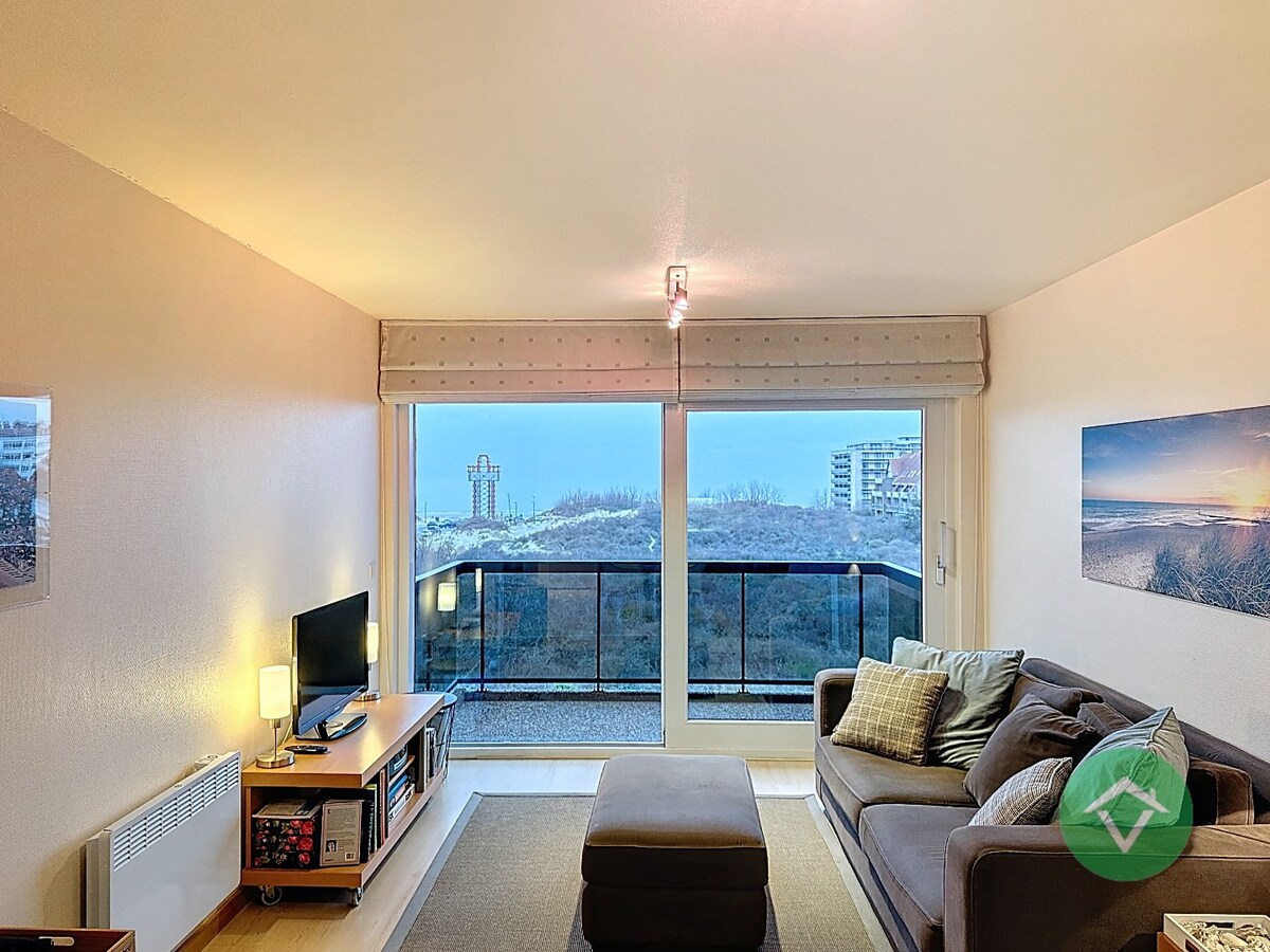 Bemeubeld appartement met zeezicht te Koksijde 