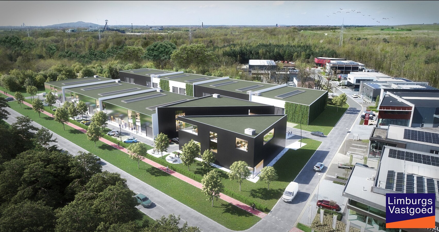 KMO SITE "ASPARK" - NIEUWBOUW UNITS v.a. 144 m² tot 388 m² - nabij E-314 