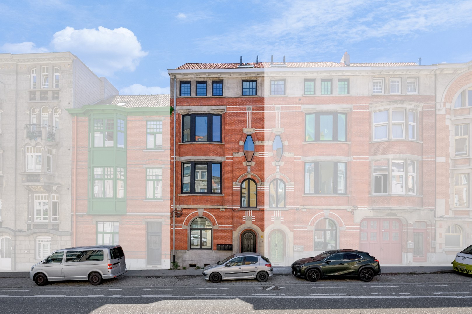 VERHUURD Stijlvol wonen in een  gerenoveerd appartement nabij Station Gent-Sint-Pieters 