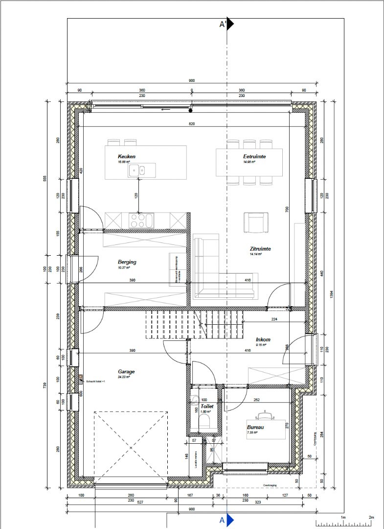 Ruime nieuwbouwwoning te Boutersem met zicht op het achterliggend groen 