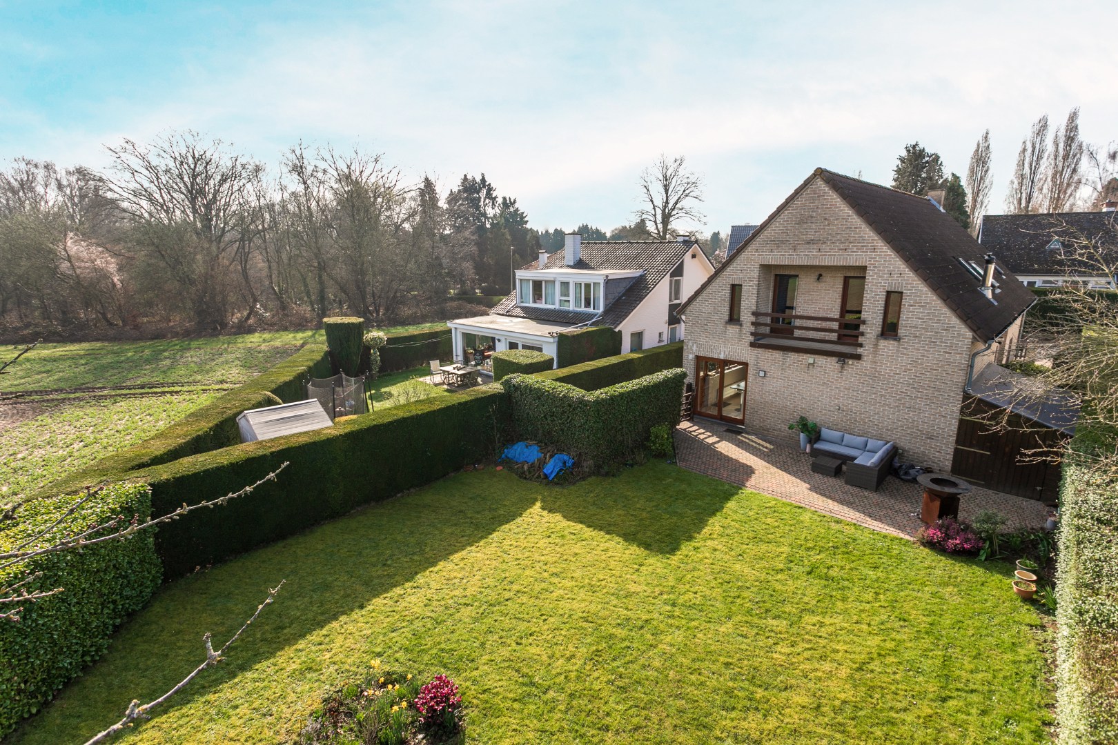 Instapklare gezinswoning met 5 slaapkamers, 2 badkamers en EPC B op topligging in Wezembeek-Oppem 
