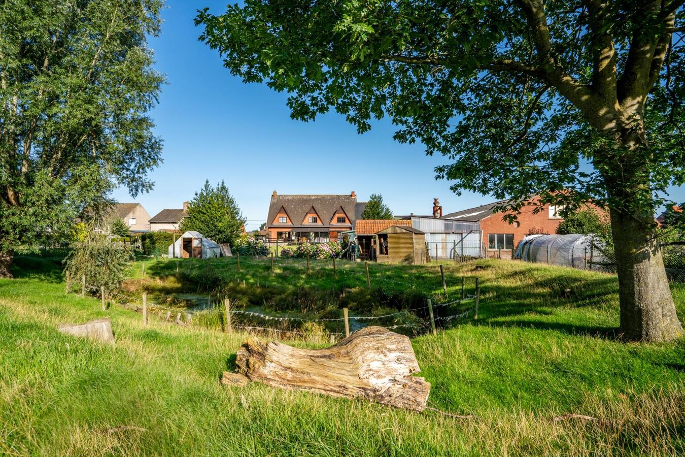 Grote woning met 6 slaapkamers en atelier op 2645 m² te Koekelare 