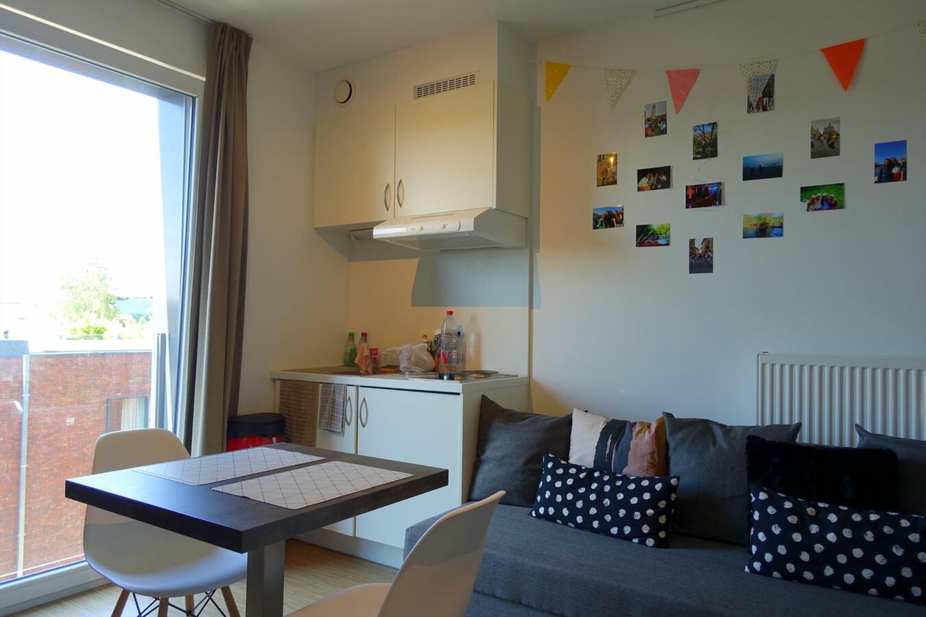 Ruime studio in studentenresidentie 