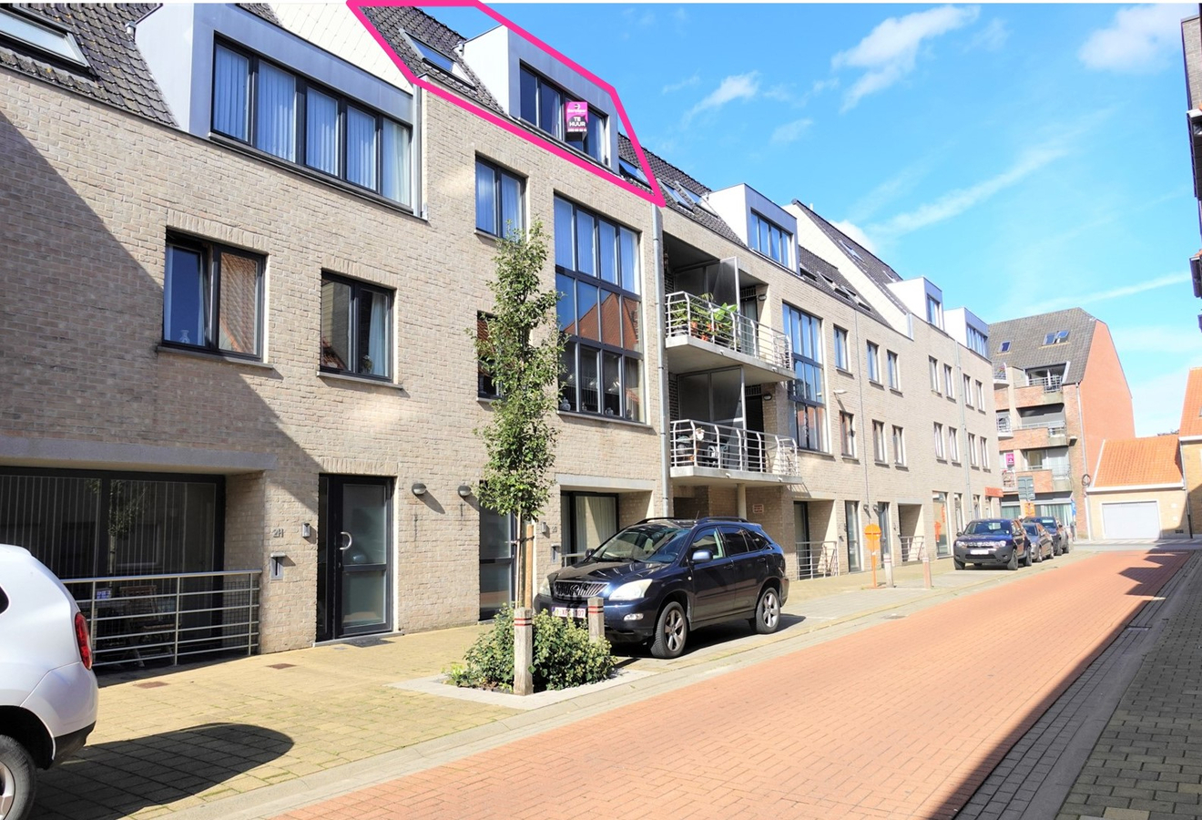 Ruim dakappartement in het centrum van Gistel 