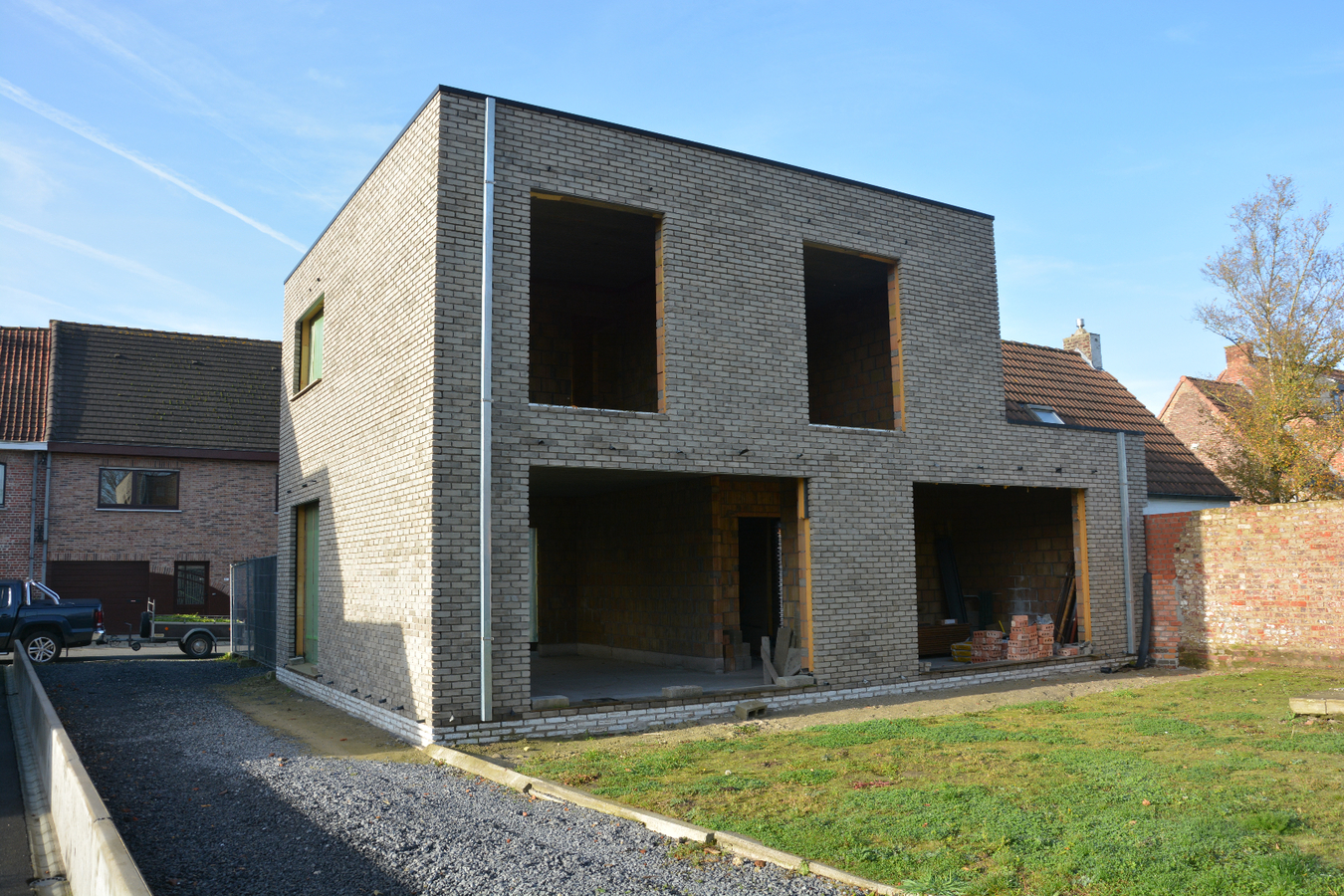 Prachtige nieuwbouwwoning in ruwbouw 