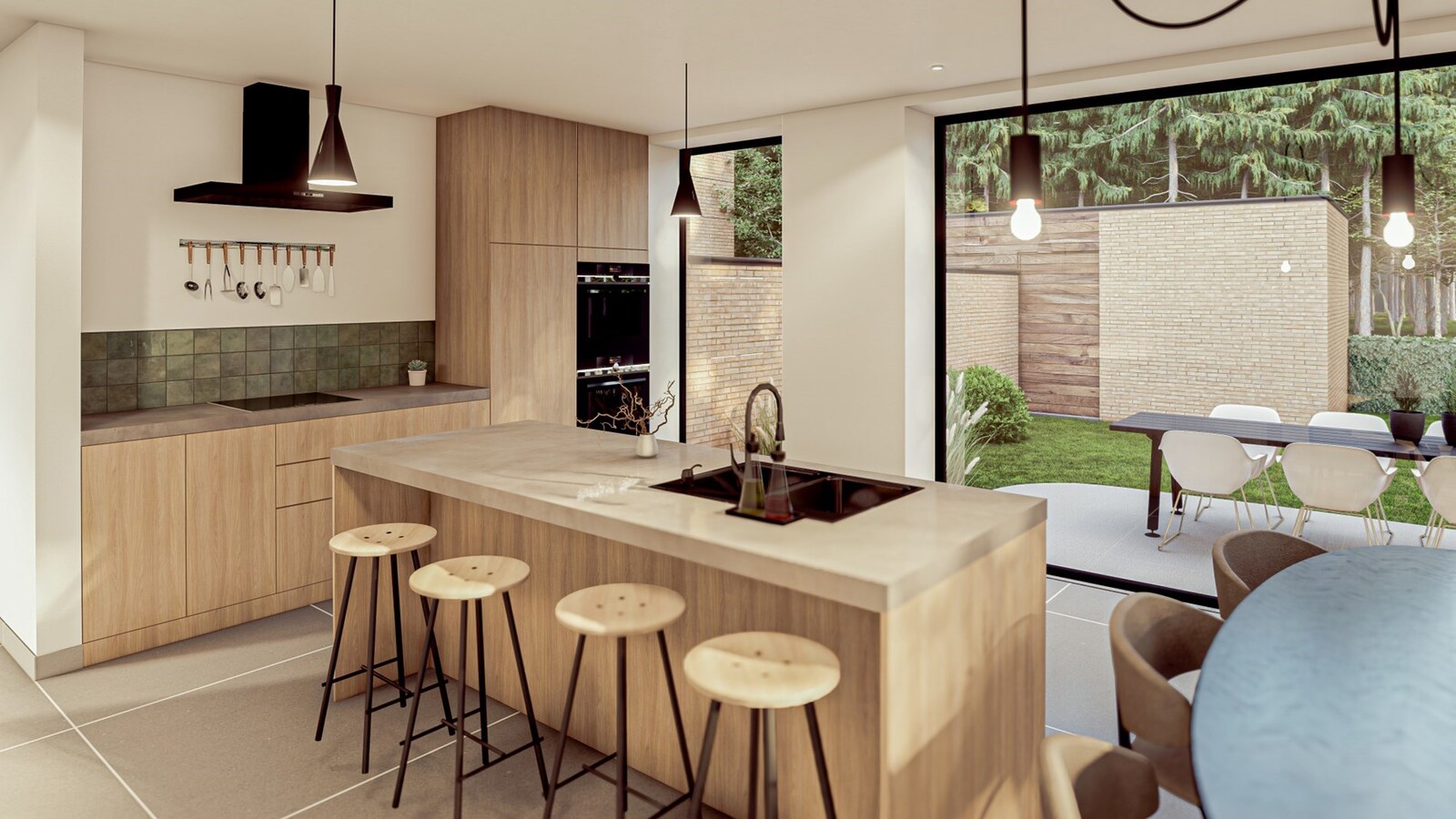 kwalitatieve nieuwbouwvilla op unieke liggen te Houthulst 