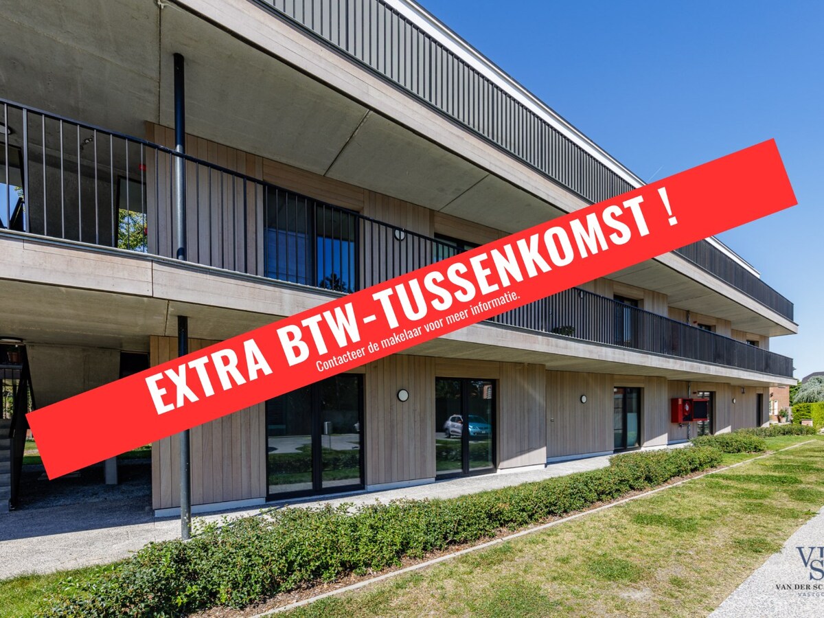 Gelijkvloers 2-slpk appartement 