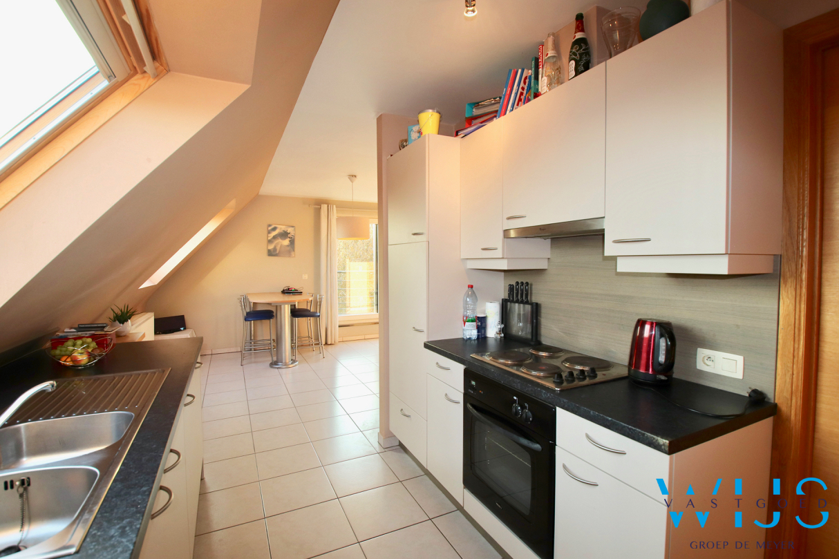 Gezellig 1 slaapkamer appartement met zonneterras &amp; garage ! 