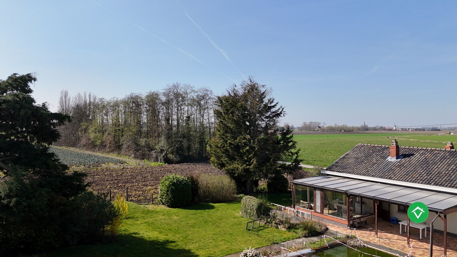 Rustig gelegen open bebouwing met landelijke vergezichten te Koekelare 