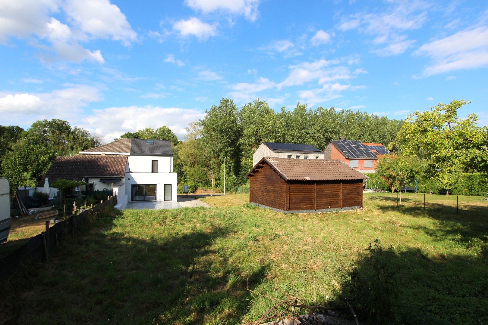 Tuin met tuinberging