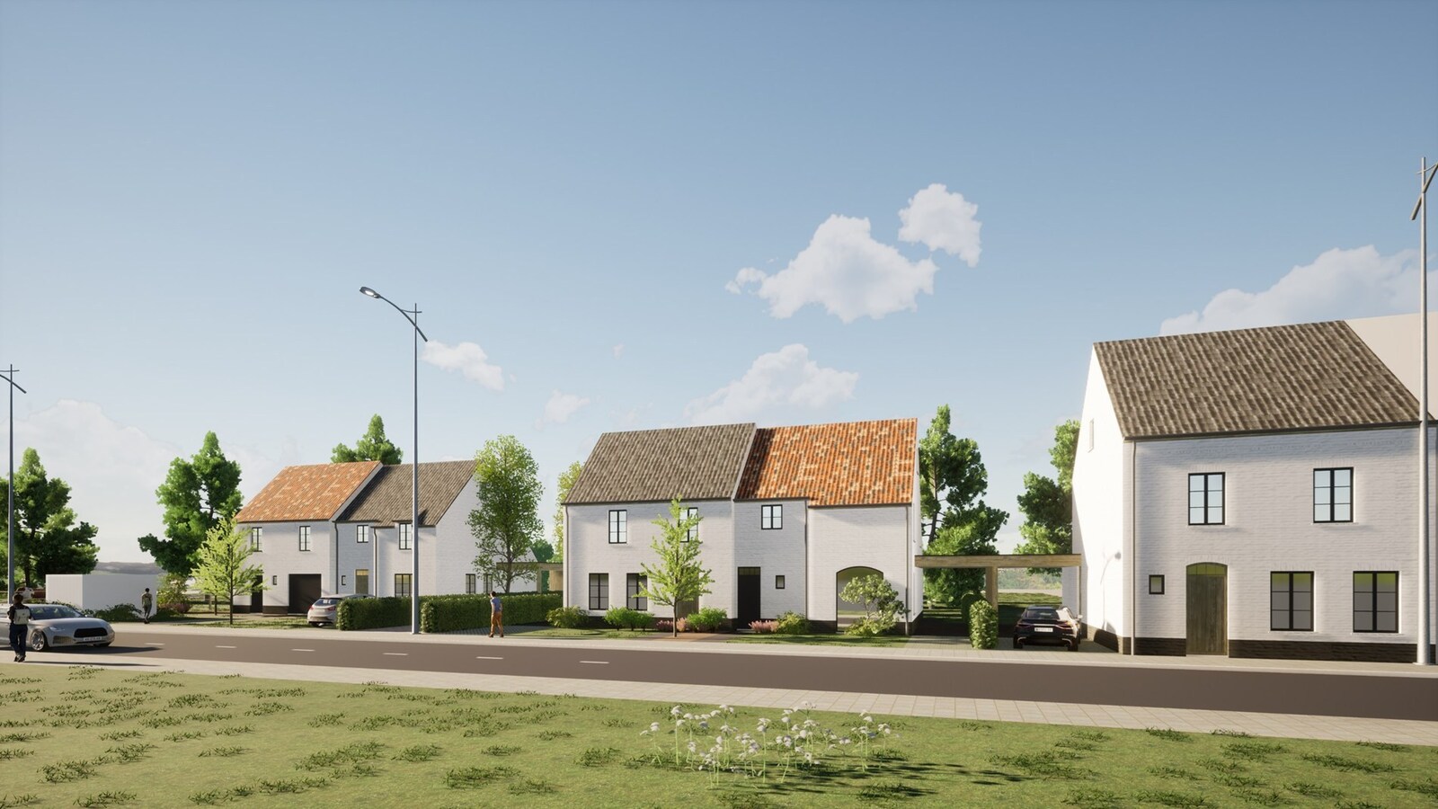 Halfopen gezinswoning in een charmante verkaveling te Wortegem-Petegem 